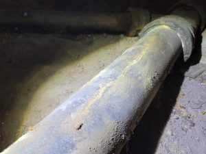 Cracked Sewer Drain Pipe Home Inspector Tucson
